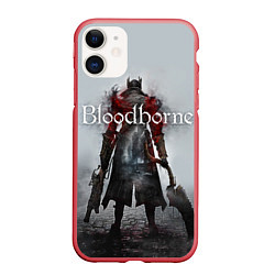 Чехол iPhone 11 матовый Bloodborne: Hell Knight, цвет: 3D-красный