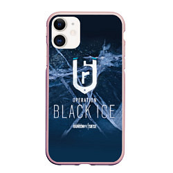 Чехол iPhone 11 матовый Operation Black Ice, цвет: 3D-светло-розовый