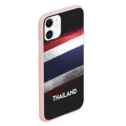 Чехол iPhone 11 матовый Thailand Style, цвет: 3D-светло-розовый — фото 2