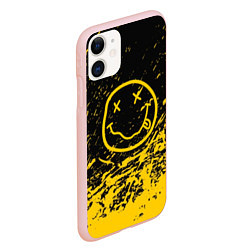 Чехол iPhone 11 матовый NIRVANA, цвет: 3D-светло-розовый — фото 2