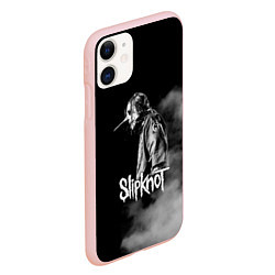 Чехол iPhone 11 матовый Slipknot: Shadow Smoke, цвет: 3D-светло-розовый — фото 2