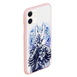 Чехол iPhone 11 матовый Hollow Knight, цвет: 3D-светло-розовый — фото 2