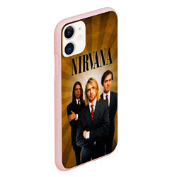 Чехол iPhone 11 матовый Nirvana, цвет: 3D-светло-розовый — фото 2