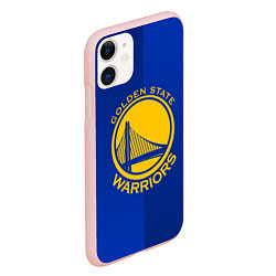 Чехол iPhone 11 матовый GOLDEN STATE WARRIORS, цвет: 3D-светло-розовый — фото 2