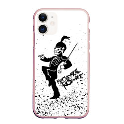 Чехол iPhone 11 матовый My Chemical Romance, цвет: 3D-светло-розовый