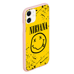 Чехол iPhone 11 матовый NIRVANA, цвет: 3D-светло-розовый — фото 2