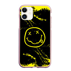 Чехол iPhone 11 матовый NIRVANA, цвет: 3D-светло-розовый