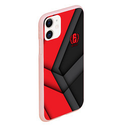Чехол iPhone 11 матовый Rainbow Six Siege, цвет: 3D-светло-розовый — фото 2