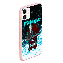 Чехол iPhone 11 матовый LIMP BIZKIT, цвет: 3D-светло-розовый — фото 2