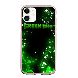 Чехол iPhone 11 матовый GreenDay, цвет: 3D-светло-розовый