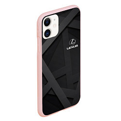 Чехол iPhone 11 матовый LEXUS, цвет: 3D-светло-розовый — фото 2