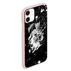 Чехол iPhone 11 матовый JoJo Bizarre Adventure, цвет: 3D-светло-розовый — фото 2