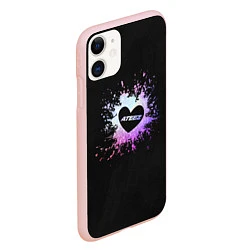 Чехол iPhone 11 матовый ATEEZ, цвет: 3D-светло-розовый — фото 2