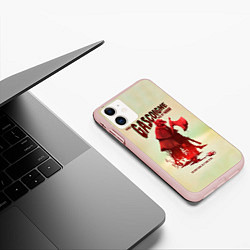 Чехол iPhone 11 матовый Отец Гаскоин, цвет: 3D-светло-розовый — фото 2