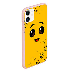 Чехол iPhone 11 матовый FORTNITE BANANA FACE ФОРТНАЙТ БАНАН, цвет: 3D-светло-розовый — фото 2