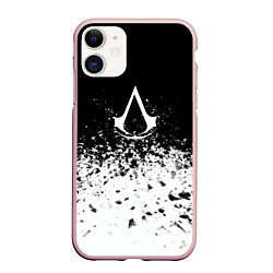 Чехол iPhone 11 матовый Assassins creed ассасины, цвет: 3D-светло-розовый
