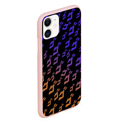 Чехол iPhone 11 матовый JOJOS BIZARRE ADVENTURE PATTERN, цвет: 3D-светло-розовый — фото 2
