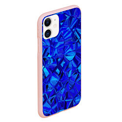 Чехол iPhone 11 матовый Fashion pattern, цвет: 3D-светло-розовый — фото 2