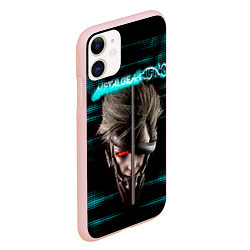 Чехол iPhone 11 матовый Metal Gear Rising Revengeance, цвет: 3D-светло-розовый — фото 2