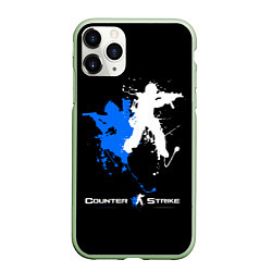 Чехол iPhone 11 Pro матовый Counter-Strike Spray, цвет: 3D-салатовый