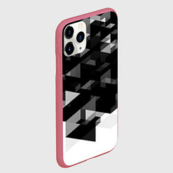 Чехол iPhone 11 Pro матовый Trianse, цвет: 3D-малиновый — фото 2