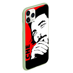 Чехол iPhone 11 Pro матовый Че Гевара, цвет: 3D-салатовый — фото 2