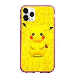 Чехол iPhone 11 Pro матовый Pikachu