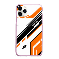 Чехол iPhone 11 Pro матовый CS:GO Asiimov P90 Style, цвет: 3D-розовый