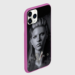 Чехол iPhone 11 Pro матовый Vikings: Ladgerda, цвет: 3D-фиолетовый — фото 2