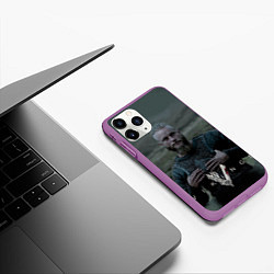 Чехол iPhone 11 Pro матовый Vikings: Ragnarr Lodbrok, цвет: 3D-фиолетовый — фото 2