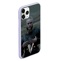 Чехол iPhone 11 Pro матовый Vikings: Ragnarr Lodbrok, цвет: 3D-светло-сиреневый — фото 2