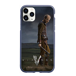 Чехол iPhone 11 Pro матовый Vikings: Floki, цвет: 3D-серый