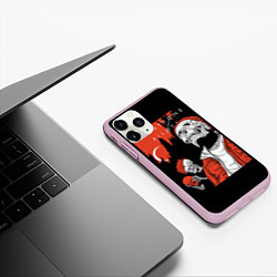 Чехол iPhone 11 Pro матовый Twenty one pilots: Skulls, цвет: 3D-розовый — фото 2