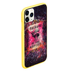 Чехол iPhone 11 Pro матовый Tresure of the nation(pink), цвет: 3D-желтый — фото 2