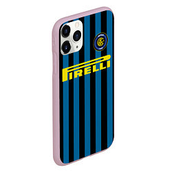 Чехол iPhone 11 Pro матовый Inter FC: Pirelli, цвет: 3D-розовый — фото 2