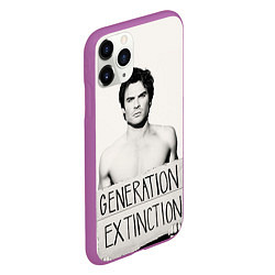 Чехол iPhone 11 Pro матовый Generation Extinction, цвет: 3D-фиолетовый — фото 2
