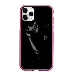 Чехол iPhone 11 Pro матовый Vampire Love, цвет: 3D-малиновый