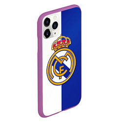 Чехол iPhone 11 Pro матовый Real Madrid, цвет: 3D-фиолетовый — фото 2