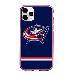 Чехол iPhone 11 Pro матовый Columbus Blue Jackets