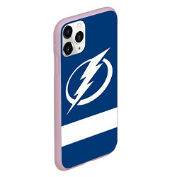 Чехол iPhone 11 Pro матовый Tampa Bay Lightning, цвет: 3D-розовый — фото 2