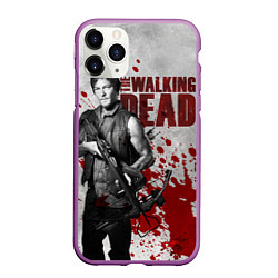 Чехол iPhone 11 Pro матовый Walking Dead: Deryl Dixon, цвет: 3D-фиолетовый