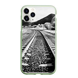 Чехол iPhone 11 Pro матовый Железная дорога