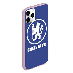 Чехол iPhone 11 Pro матовый Chelsea FC, цвет: 3D-розовый — фото 2