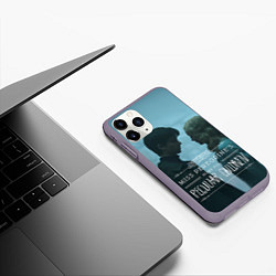 Чехол iPhone 11 Pro матовый Джейкоб и Элла, цвет: 3D-серый — фото 2