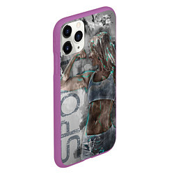 Чехол iPhone 11 Pro матовый Фитоняшка, цвет: 3D-фиолетовый — фото 2