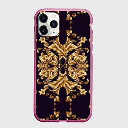 Чехол iPhone 11 Pro матовый Style, цвет: 3D-малиновый