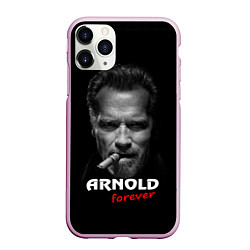 Чехол iPhone 11 Pro матовый Arnold forever, цвет: 3D-розовый