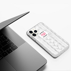 Чехол iPhone 11 Pro матовый Любимой мамуле, цвет: 3D-белый — фото 2