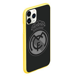 Чехол iPhone 11 Pro матовый Real Madrid, цвет: 3D-желтый — фото 2