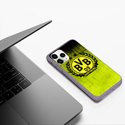 Чехол iPhone 11 Pro матовый Borussia5, цвет: 3D-серый — фото 2